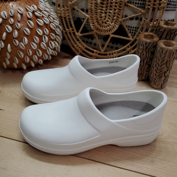 Crocs Neria Pro II Clog Work Slip On SR Shoes 205384 White Nursing Women’s Sz 10 - Picture 3 of 12